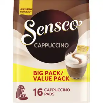 Albert Heijn Senseo Cappuccino koffiepads voordeelpak aanbieding