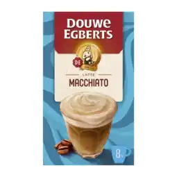 Albert Heijn Douwe Egberts Verwenkoffie latte macchiato oploskoffie aanbieding