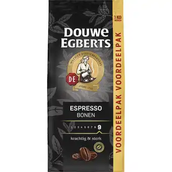 Albert Heijn Douwe Egberts Espresso koffiebonen voordeelpak aanbieding