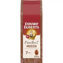 Albert Heijn Douwe Egberts Excellent mocca koffiebonen aanbieding