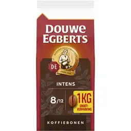 Albert Heijn Douwe Egberts Intens koffiebonen voordeelpak aanbieding