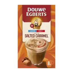 Albert Heijn Douwe Egberts Warm of koud latte salted caramel aanbieding