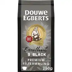 Albert Heijn Douwe Egberts Excellent black filterkoffie aanbieding