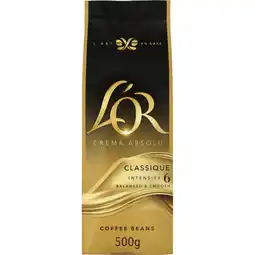 Albert Heijn L'OR Crema absolu classique koffiebonen aanbieding