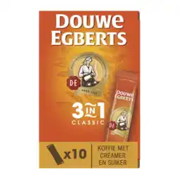 Albert Heijn Douwe Egberts 3-in-1 classic oploskoffie aanbieding