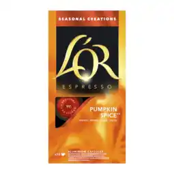 Albert Heijn L'OR Espresso pumpkin spice capsules aanbieding