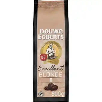 Albert Heijn Douwe Egberts Excellent blonde koffiebonen aanbieding