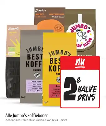 Jumbo Alle jumbo's koffiebonen aanbieding