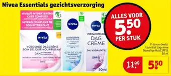 Kruidvat Nivea essentials gezichtsverzorging aanbieding