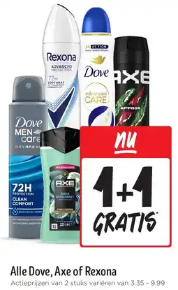 Jumbo Alle Dove, Axe of Rexona aanbieding