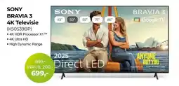 EP Beerepoot SONY BRAVIA 3 4K Televisie aanbieding