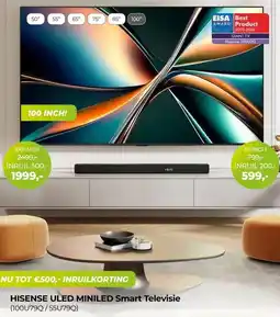 EP Beerepoot HISENSE ULED MINILED Smart Televisie aanbieding