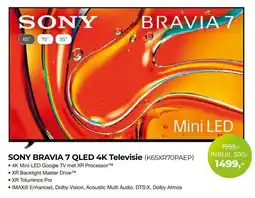 EP Beerepoot SONY BRAVIA 7 QLED 4K Televisie aanbieding