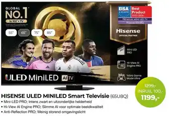 EP Beerepoot HISENSE ULED MINILED Smart Televisie aanbieding