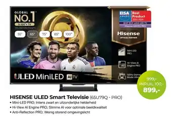 EP Beerepoot HISENSE ULED Smart Televisie aanbieding