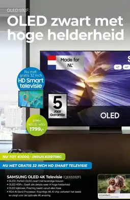 EP Beerepoot SAMSUNG OLED 4K Televisie aanbieding