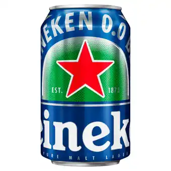 PLUS Heineken Premium pilsener 0.0 bier blik aanbieding
