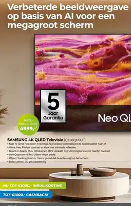 EP Beerepoot SAMSUNG 4K QLED Televisie aanbieding