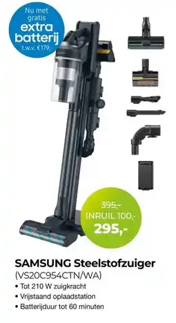 EP Beerepoot SAMSUNG Steelstofzuiger aanbieding