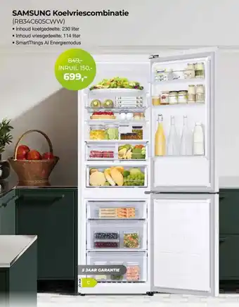 EP Beerepoot SAMSUNG Koelvriescombinatie aanbieding