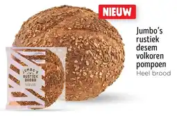 Jumbo Jumbo's rustiek desem volkoren pompoen aanbieding