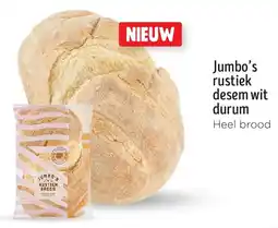 Jumbo Jumbo's rustiek desem wit durum aanbieding