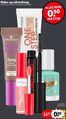 Kruidvat Make-up uitverkoop aanbieding