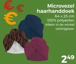 Trekpleister Microvezel Haarhanddoek aanbieding