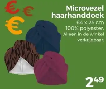 Trekpleister Microvezel Haarhanddoek aanbieding