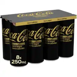 Albert Heijn Coca-Cola Zero sugar zero caffeïne 8-pack aanbieding