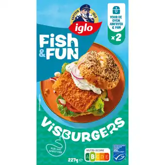 Albert Heijn Iglo Fish&fun visburgers aanbieding