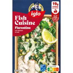 Albert Heijn Iglo Fishcuisine Florentine aanbieding