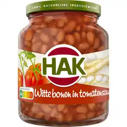 Albert Heijn Hak Witte bonen in tomatensaus aanbieding