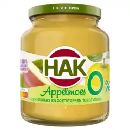 Albert Heijn Hak Appelmoes 0% aanbieding