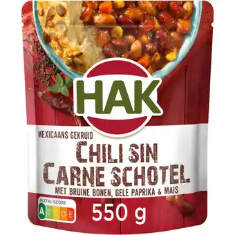 Albert Heijn Hak Chili sin carne schotel aanbieding