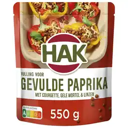 Albert Heijn Hak Uit de oven gevulde paprika aanbieding