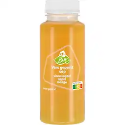 Albert Heijn AH Biologisch Vers geperst sap sinaasappel appel mango aanbieding