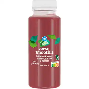 Albert Heijn AH Terra Verse smoothie kokosmelk appel aardbei aanbieding