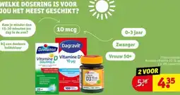 Kruidvat Vitamine D 10 mcg aanbieding