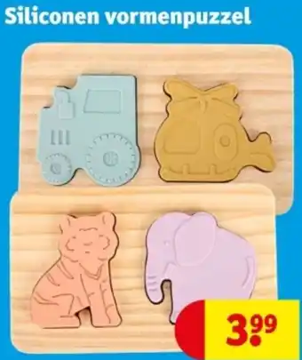 Kruidvat Siliconen vormenpuzzel aanbieding