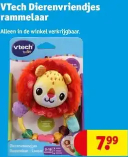 Kruidvat VTech Dierenvriendjes rammelaar aanbieding