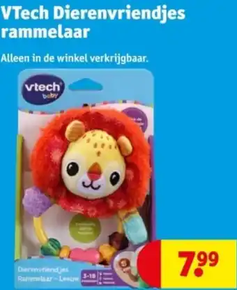 Kruidvat VTech Dierenvriendjes rammelaar aanbieding