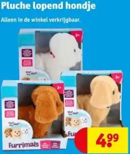 Kruidvat Pluche lopend hondje aanbieding