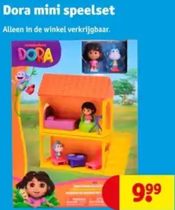 Kruidvat Dora mini speelset aanbieding
