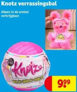Kruidvat Knotz verrassingsbal aanbieding