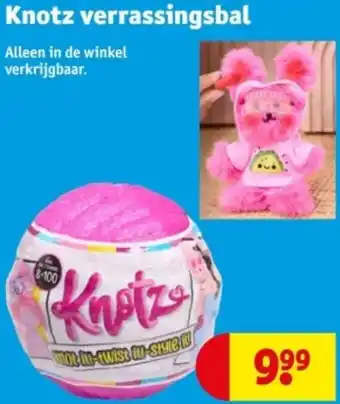Kruidvat Knotz verrassingsbal aanbieding