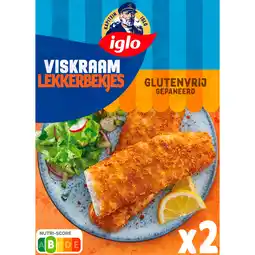 Albert Heijn Iglo Viskraam lekkerbekjes glutenvrij aanbieding
