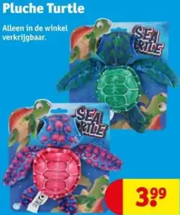 Kruidvat Pluche Turtle aanbieding