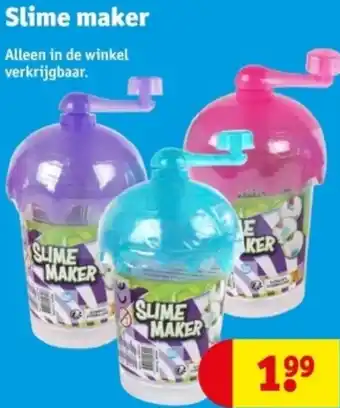 Kruidvat Slime maker aanbieding