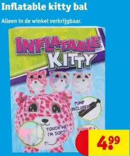 Kruidvat Inflatable kitty bal aanbieding